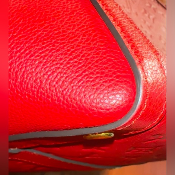 Louis Vuitton Empriente Marais MM Monogram Red Cerise Handbag Satchel Poignant - Picture 4 of 16